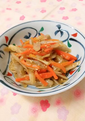 ごぼうのツヤツヤきんぴら-レシピのメイン写真