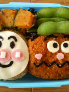 アンパンマン&カレーパンマン弁当♪-レシピのメイン写真