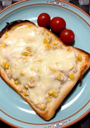 ツナコーンチーズトースト-レシピのメイン写真
