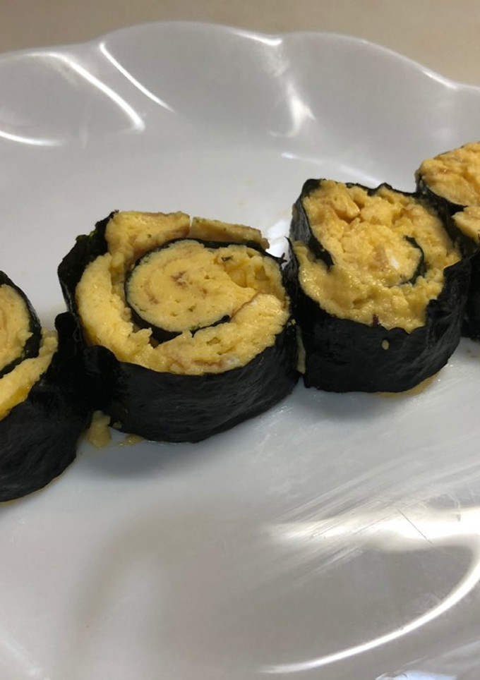 マヨネーズと鰹だしのふわふわ卵焼き海苔巻-レシピのメイン写真