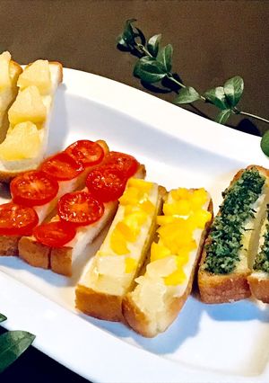 食べやすいオープンサンド-レシピのメイン写真