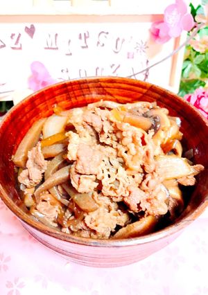 懐かしい味♪牛肉のすき煮♪-レシピのメイン写真