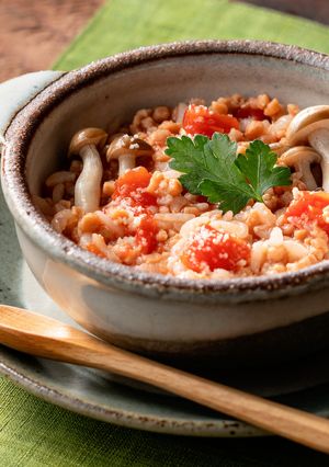 簡単♪大豆リゾット 糖質制限 ダイエット-レシピのメイン写真