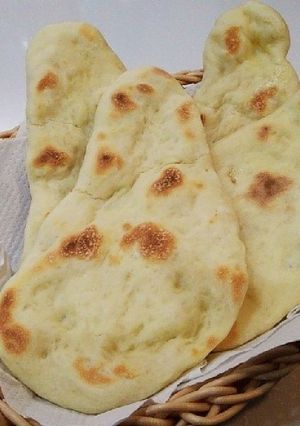 フライパンで簡単☆ふんわりナン風パン-レシピのメイン写真