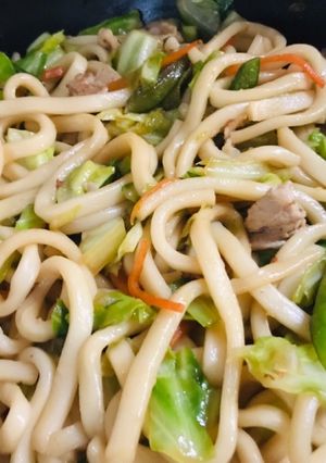 超簡単ずぼら焼うどん-レシピのメイン写真