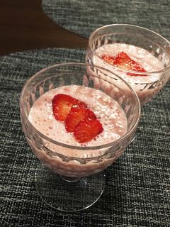 春色♡いちごとバナナのスムージー-レシピのメイン写真