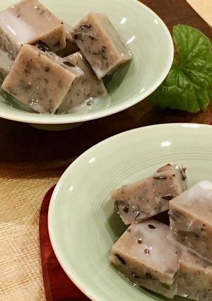 水ようかん風　黒豆寒天-レシピのメイン写真
