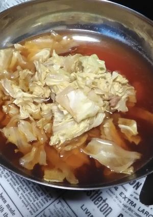 簡単時短　レンチンでキャベツのさっぱり煮-レシピのメイン写真