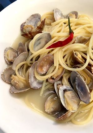 じんわり旨い！魚介のスープパスタ-レシピのメイン写真