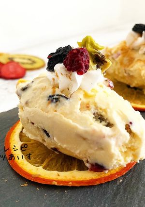 ドライフルーツアイス｜食品乾燥機-レシピのメイン写真