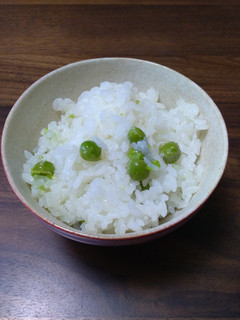 グリンピースご飯-レシピのメイン写真