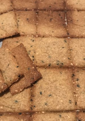 米ぬかクッキー　簡単　＋ごま！糖質制限-レシピのメイン写真