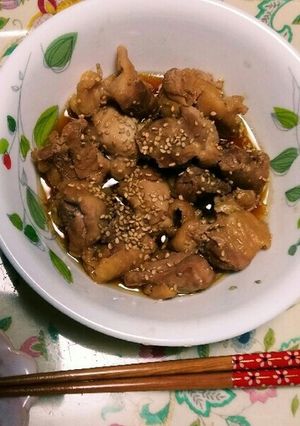 超簡単(^q^)鶏肉のめんつゆ煮☺⛄-レシピのメイン写真