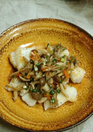 鱈（たら）のきのこ野菜あんかけ-レシピのメイン写真
