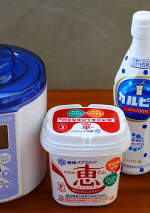 ナチュレ恵で簡単！カルピスヨーグルト-レシピのメイン写真