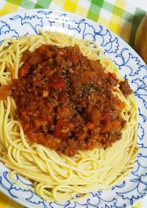ゴロゴロお肉のミートソース-レシピのメイン写真