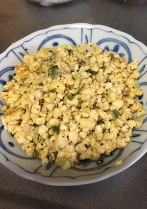 低糖質☆お米を使わない木綿豆腐炒飯-レシピのメイン写真