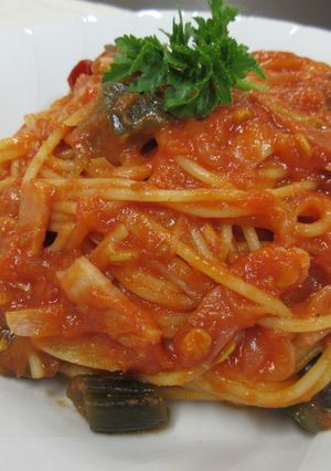 もろみなす☆トマトソースパスタ-レシピのメイン写真