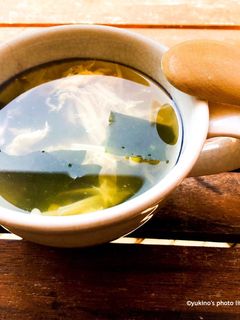 えのきとワカメの玉子スープ-レシピのメイン写真