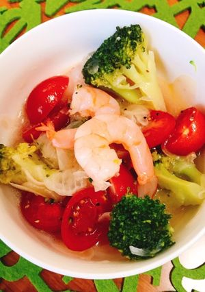 お花見弁当に♡むき海老と野菜のマリネ♡-レシピのメイン写真