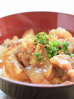 ~酸味の美~豚バラ肉のポン酢照り焼き丼!-レシピのメイン写真