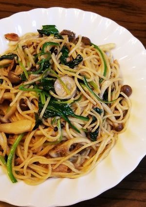 しめじとほうれん草のパスタ-レシピのメイン写真