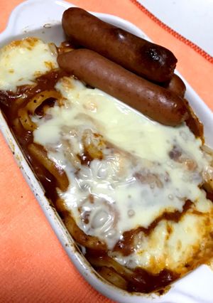 余ったパスタソースとうどんのズボラ飯-レシピのメイン写真
