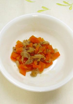【離乳食後期】筑前煮風-レシピのメイン写真