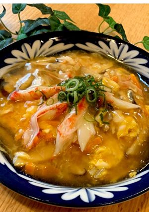 カニ玉あんかけ-レシピのメイン写真