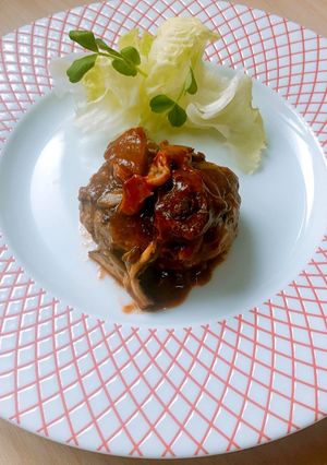 ごぼう入りハンバーグ-レシピのメイン写真