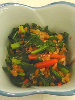 【パパママ向け】青菜の納豆和え-レシピのメイン写真