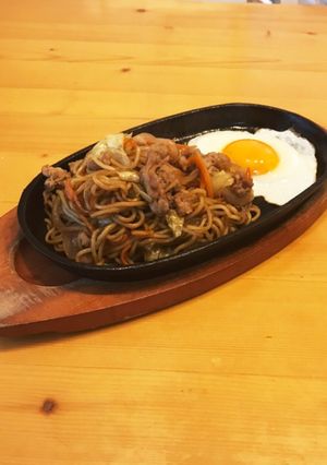 昭和の喫茶店の味『鉄板焼きそば』-レシピのメイン写真