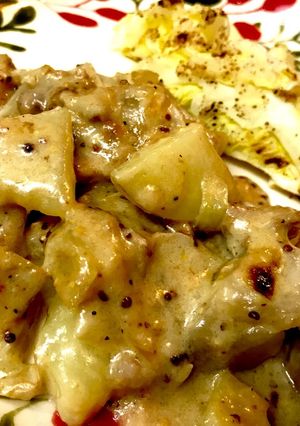 豚ロースと野菜のマスタードクリーム-レシピのメイン写真