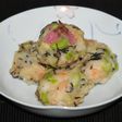 桜香る♪海老と豆腐の揚げ団子