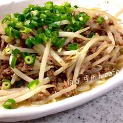 รูปของ 簡単♪もやしとひき肉のみそ炒め