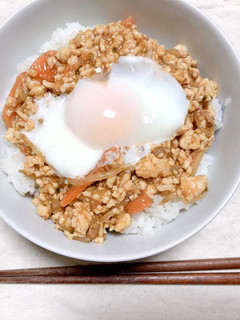 鶏ひき肉の麻婆丼-レシピのメイン写真