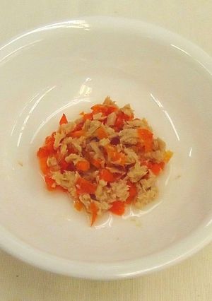 【離乳食中期】にんじんとツナのあんかけ-レシピのメイン写真