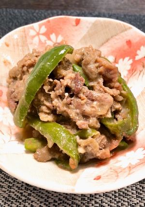 ピーマンと牛肉の味噌炒め-レシピのメイン写真
