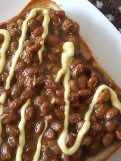 ☆カレー・納豆トースト☆-レシピのメイン写真