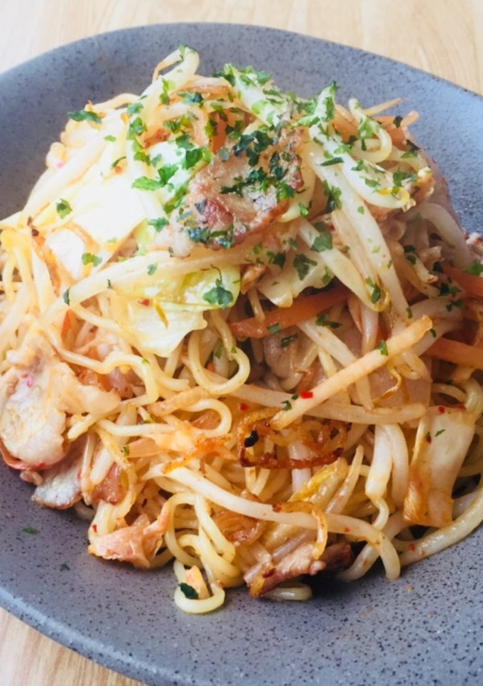 旨っ！キムチ塩焼きそば-レシピのメイン写真