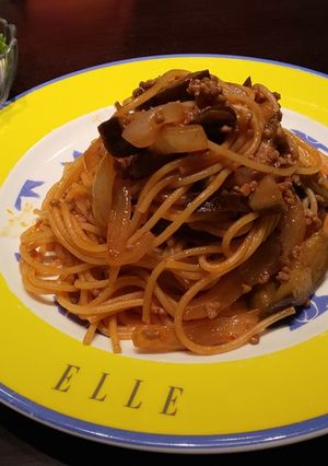 簡単★ナスと挽き肉のケチャップパスタ-レシピのメイン写真