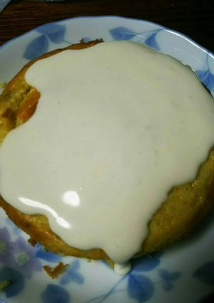 フワフワ！バナナケーキにトローリクリーム-レシピのメイン写真
