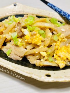 あっさり塩味!大根と豚の炒め-レシピのメイン写真