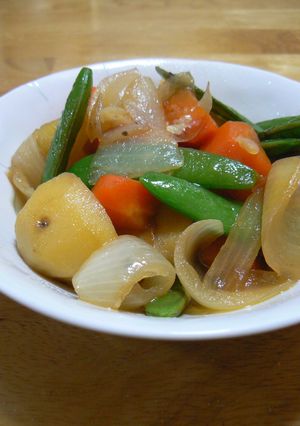 じゃが芋とスナップえんどうの煮物-レシピのメイン写真