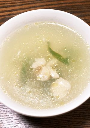 あまった鶏肉で！さっぱりアジアンスープ-レシピのメイン写真