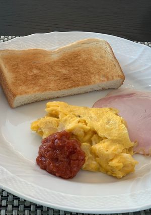 簡単^_^玉ねぎのオムレツ-レシピのメイン写真