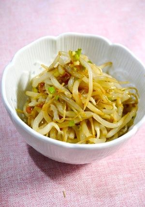 簡単！もやしのナムル☆梅胡麻風味-レシピのメイン写真