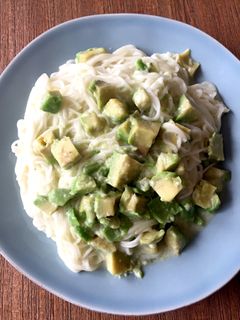 ミルクアボカドそうめん-レシピのメイン写真