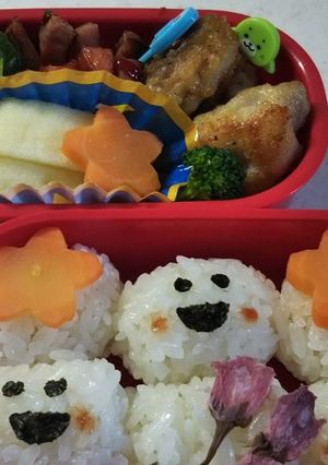 ニコニコお花見弁当★-レシピのメイン写真