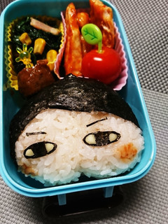 簡単♪キャラ弁♪おしり探偵おにぎり弁当-レシピのメイン写真